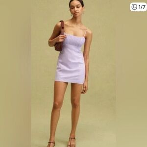 Maeve by Anthropolgie Lavender Mini Dress